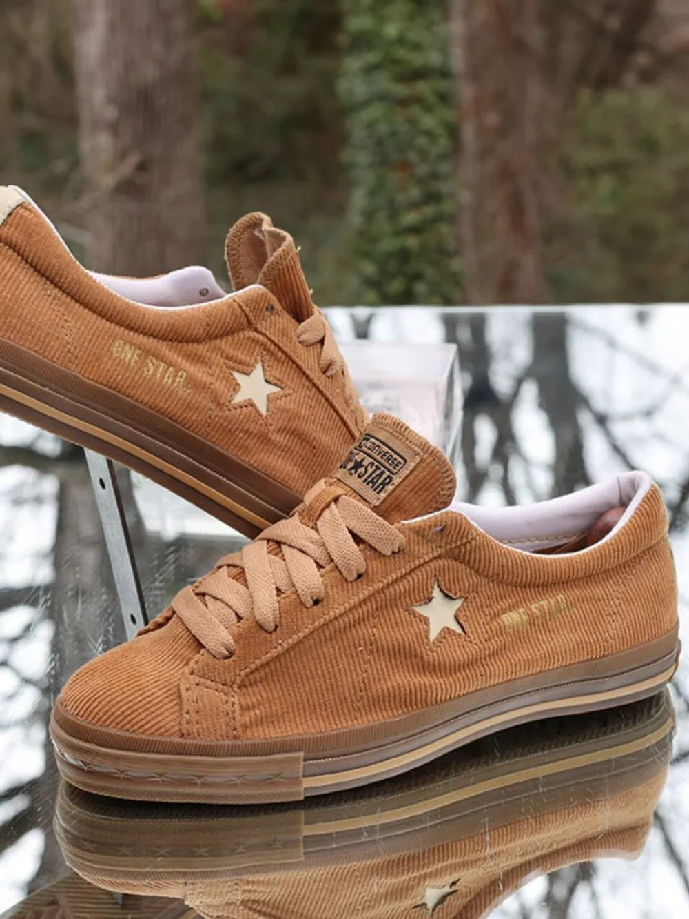 Vintage Converse One Star Brown Corduroy 2006 - Picture 4 of 16